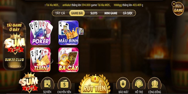 Game bài tại cổng game Sumclup đa dạng và đặc sắc Game bài tại cổng game Sumclup đa dạng và đặc sắc
